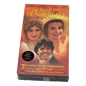 Sense and Sensibility VHS Austen Kate Winslet Emma Thompson Vintage New CC